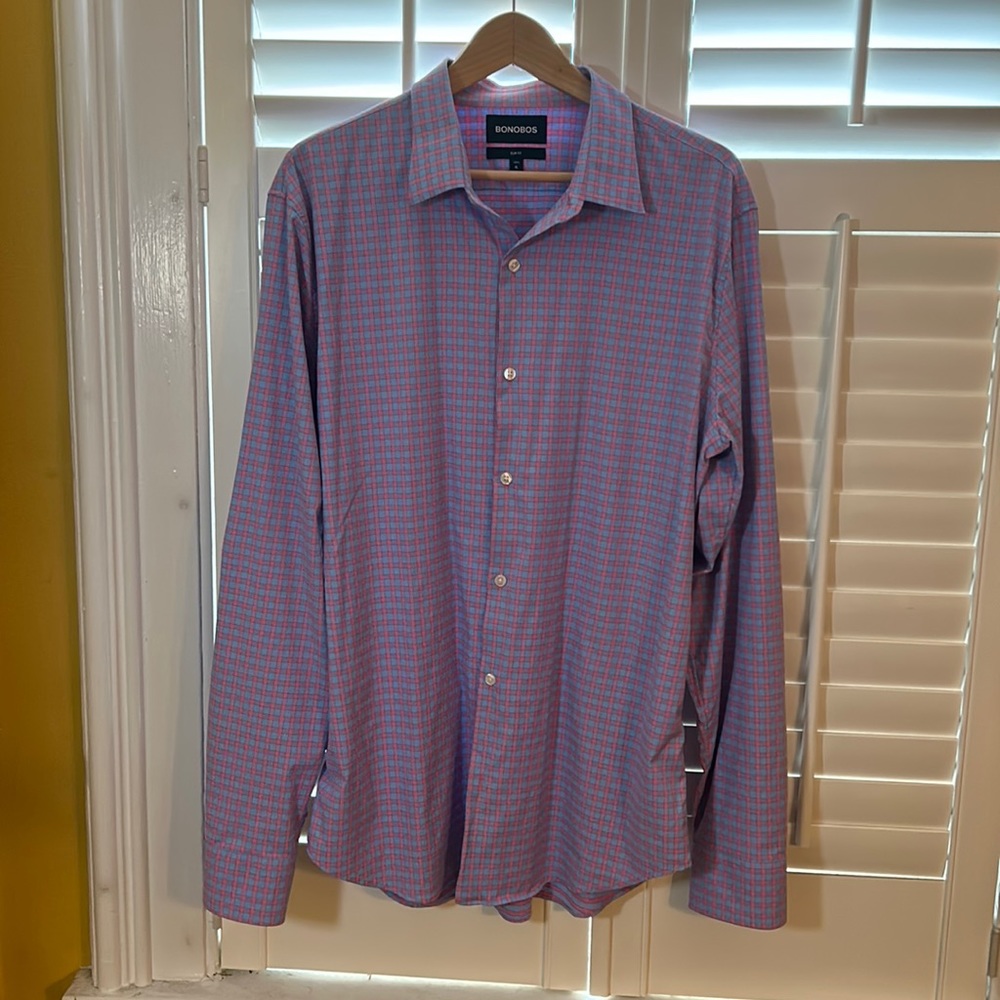 Men’s Bonobos Slim Fit XL Long casual shirt